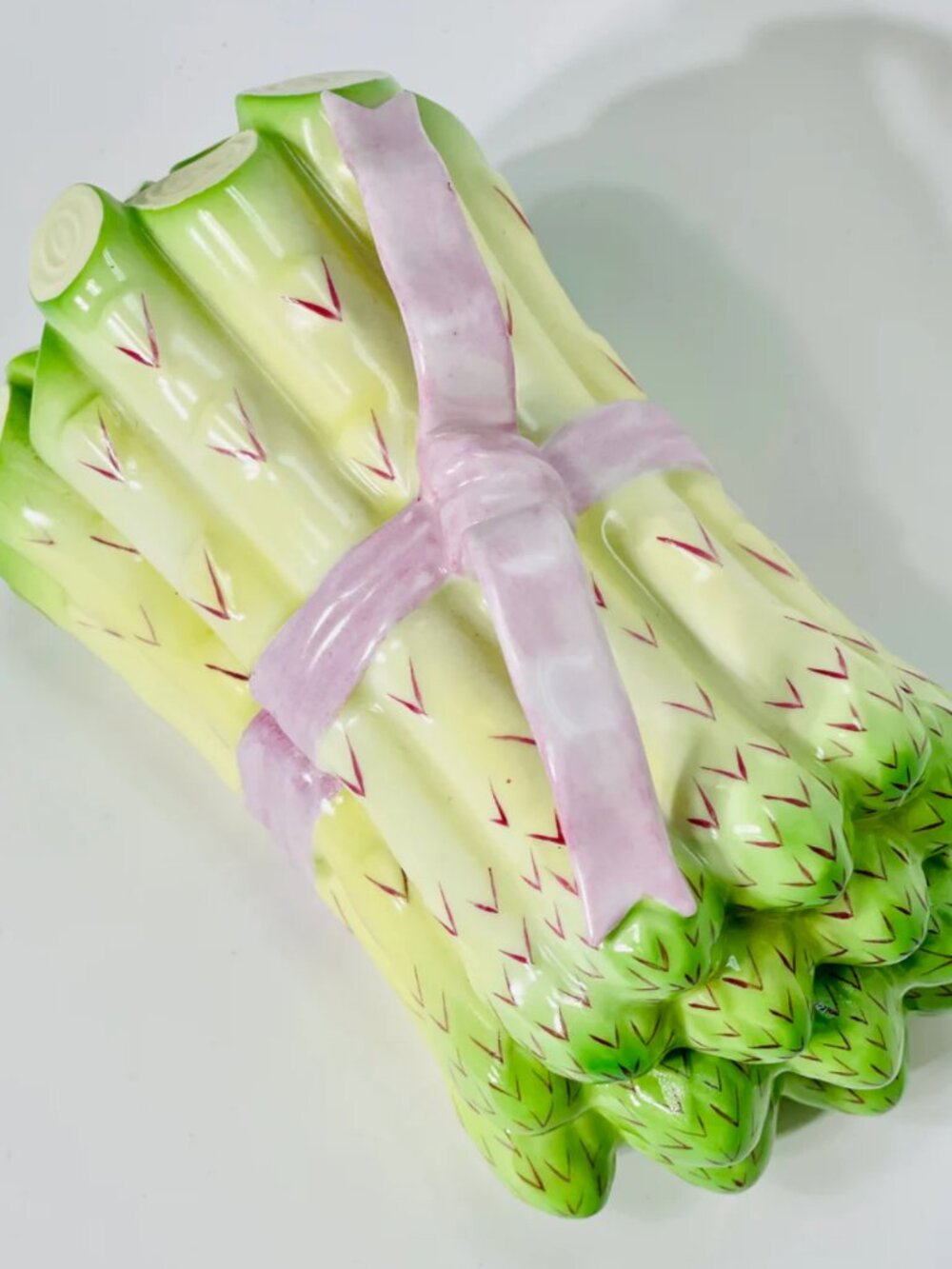 Porcelain Asparagus Box by Herend